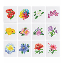 Load image into Gallery viewer, 12 Mini Diamond Paintings - Bloemen
