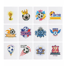 Load image into Gallery viewer, 12 Mini Diamond Paintings - Voetbal
