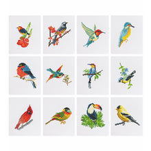 Afbeelding in Gallery-weergave laden, 12 Mini Diamond Paintings - Vogels
