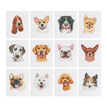 Afbeelding in Gallery-weergave laden, 12 Mini Diamond Paintings - Honden
