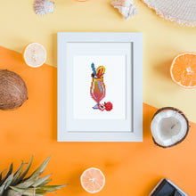 Load image into Gallery viewer, Diamond Painting - 12 Mini Diamond Paintings - Fruit Cocktails
