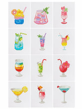 Afbeelding in Gallery-weergave laden, 12 Mini Diamond Paintings - Cocktails
