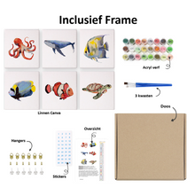 Load image into Gallery viewer, Schilderen op Nummer | Zeedieren
