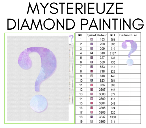 Vandaag Besteld, Morgen in Huis | Mysterieuze Diamond Painting