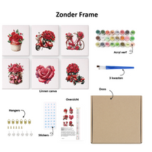 Load image into Gallery viewer, Schilderen op Nummer | Rode Rozen
