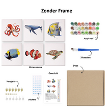 Load image into Gallery viewer, Schilderen op Nummer | Zeedieren
