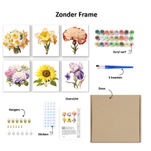 Load image into Gallery viewer, Schilderen op Nummer | Grote Bloemen
