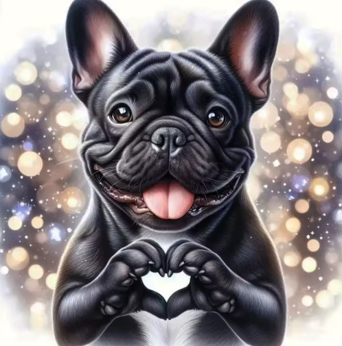 Diamond Painting - Franse Bulldog