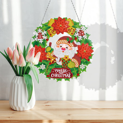 Diamond Painting - Merry Christmas Decoratiekrans