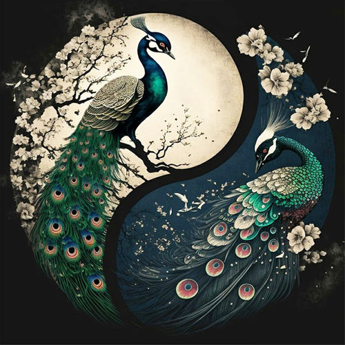 Diamond Painting - Yin Yang Pauwen