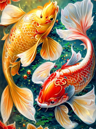 Diamond Painting - Koi Karpers