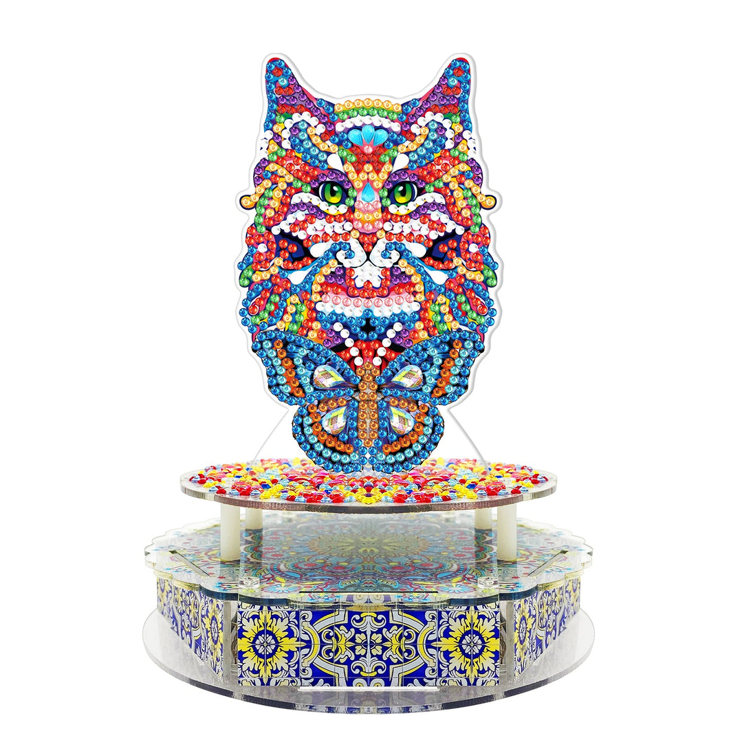 Diamond Painting Music Box - Cat